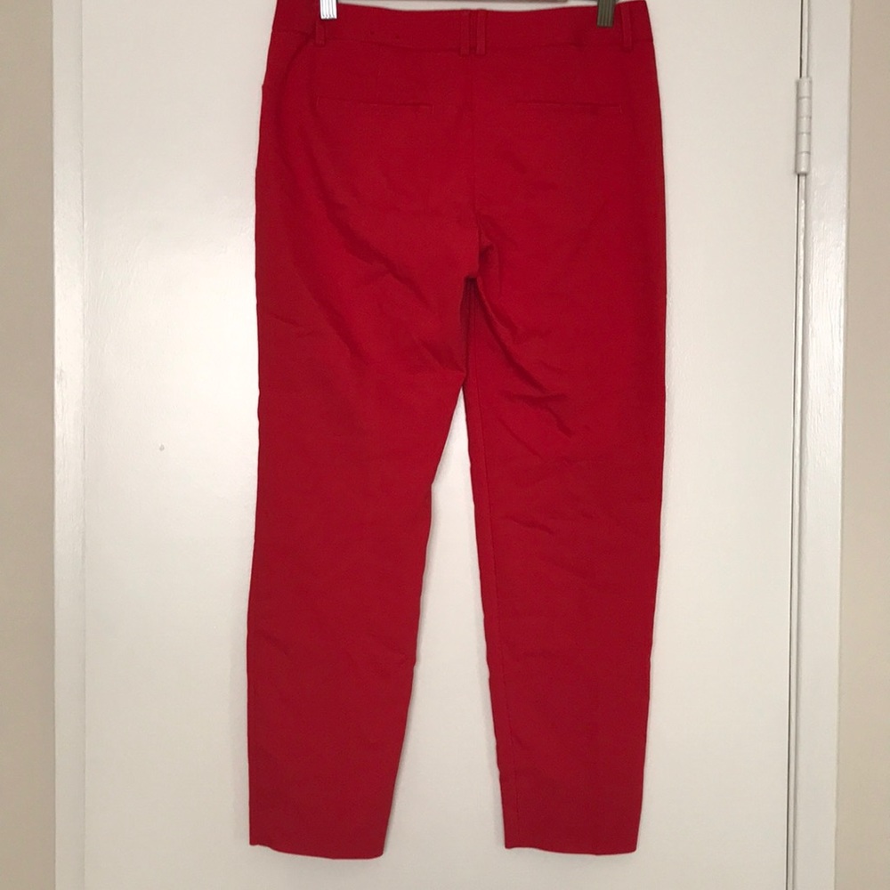 Express Red Editor pants 4R - Picture 2 of 6